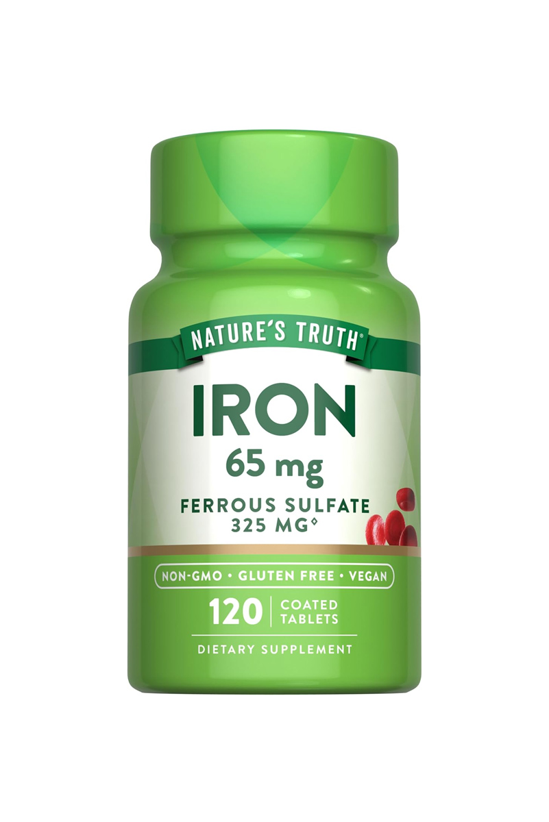 قرص آهن Nature's Truth - بسته 120 عددی