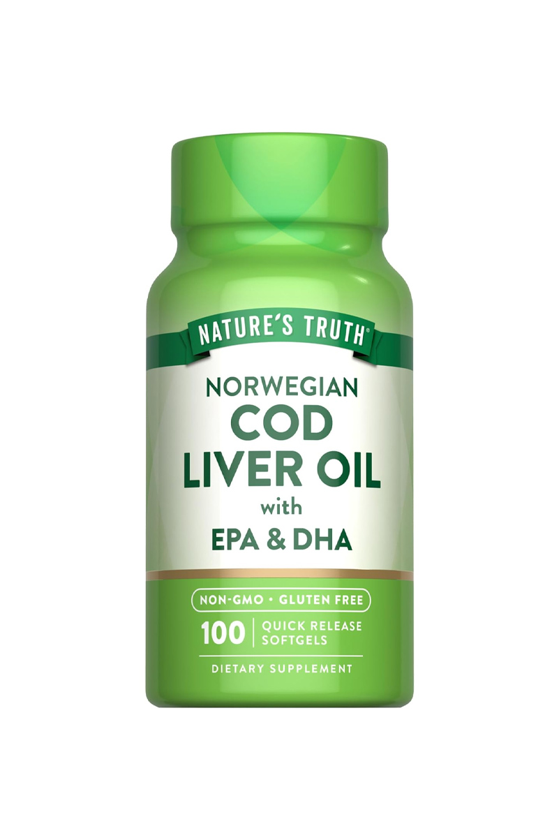 سافت ژل روغن کبد ماهی کاد نروژی Nature's Truth - بسته 100 عددی