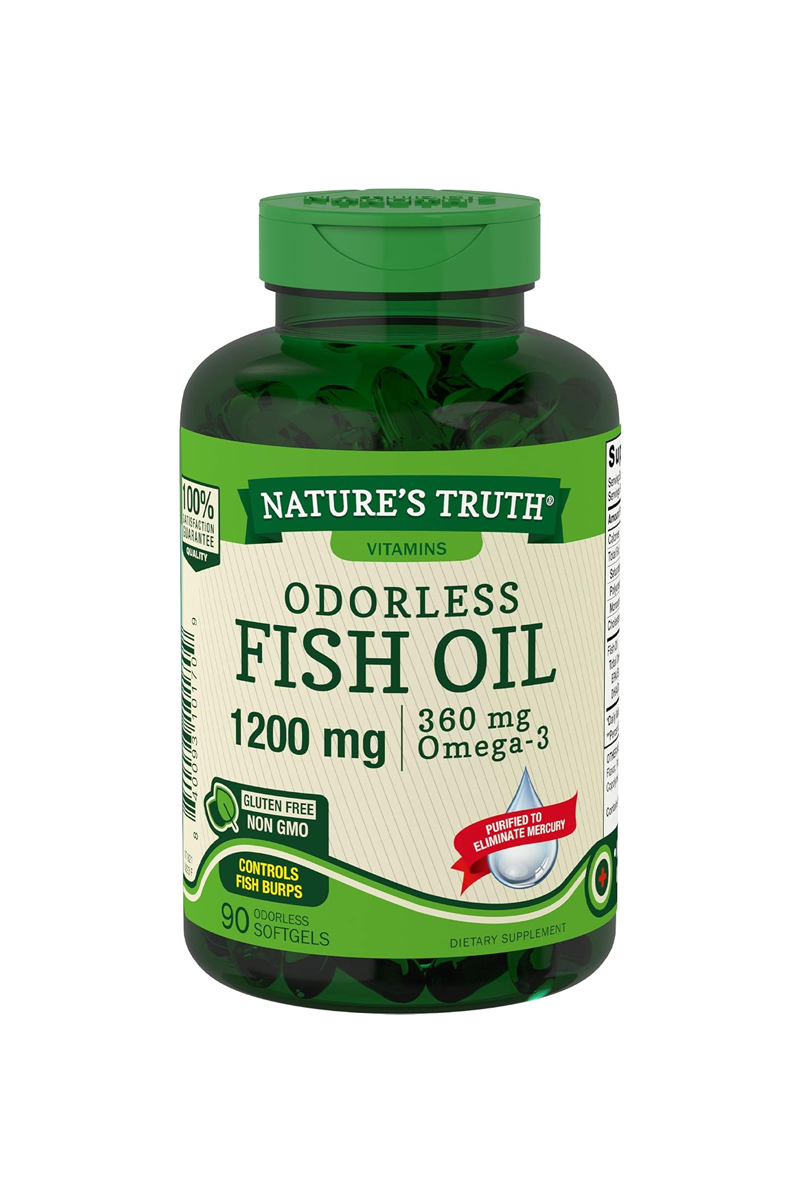 سافت ژل امگا۳ روغن ماهی Nature's Truth - بسته ۹۰ عددی
