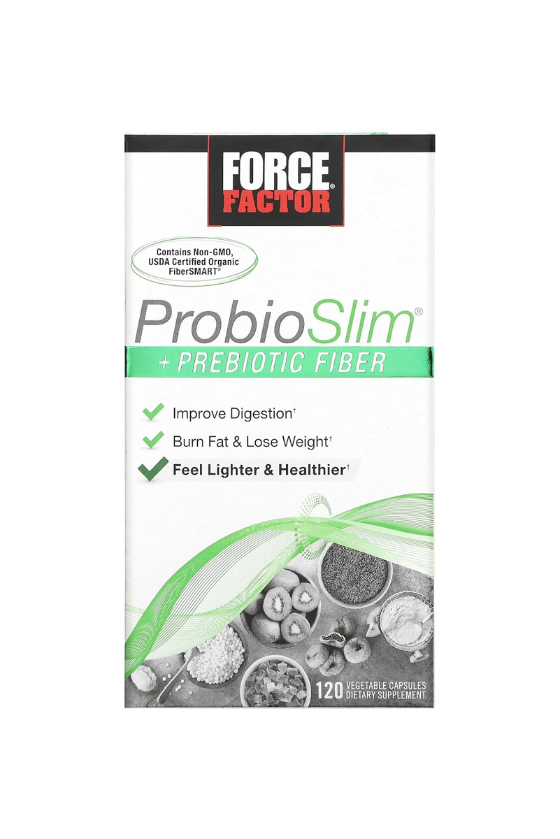 کپسول پروبیوتیک و فیبر Force Factor - بسته ۱۲۰ عددی