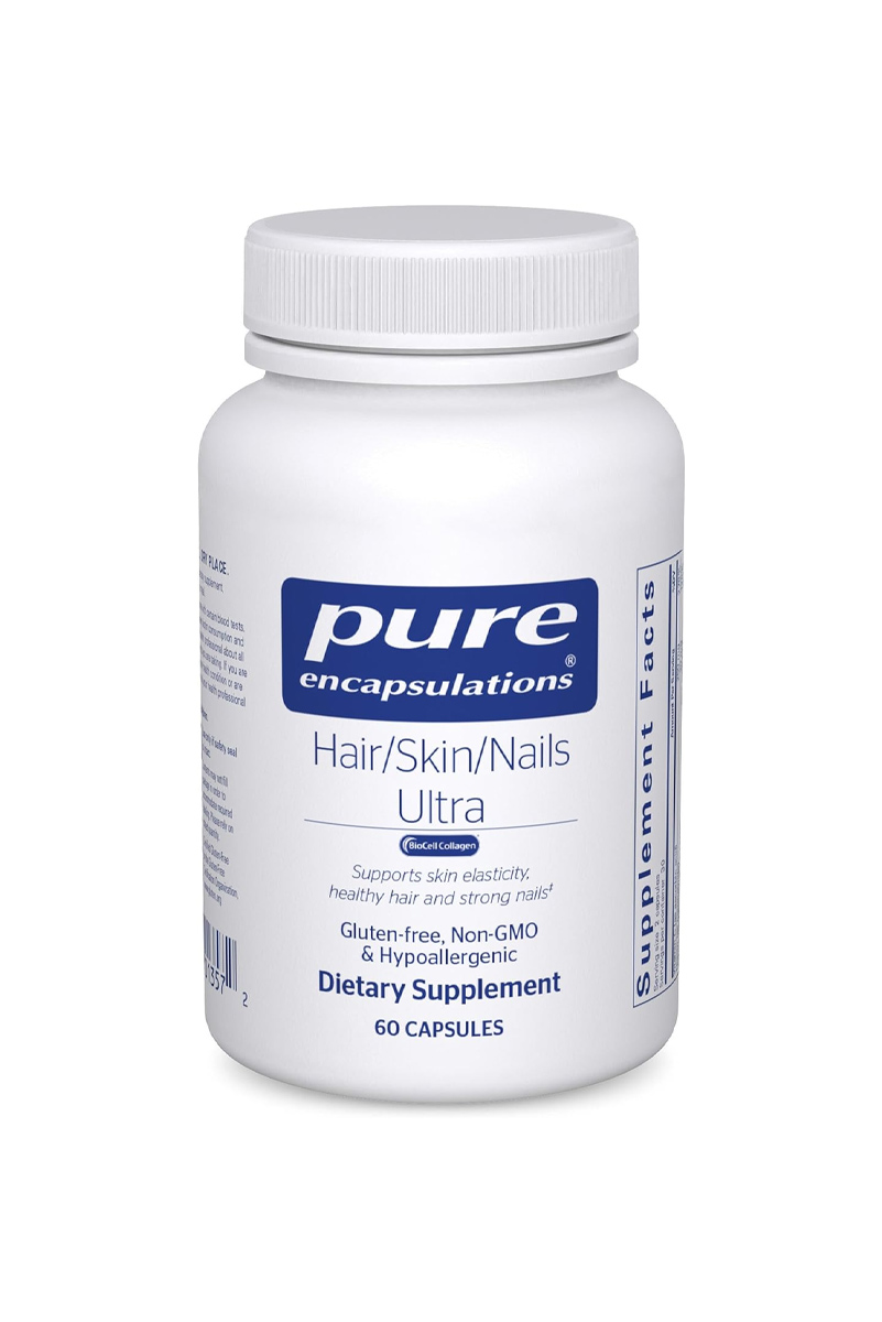 کپسول تقویت کننده مو ، ناخن و پوست Pure Encapsulations - بسته 6۰ عددی