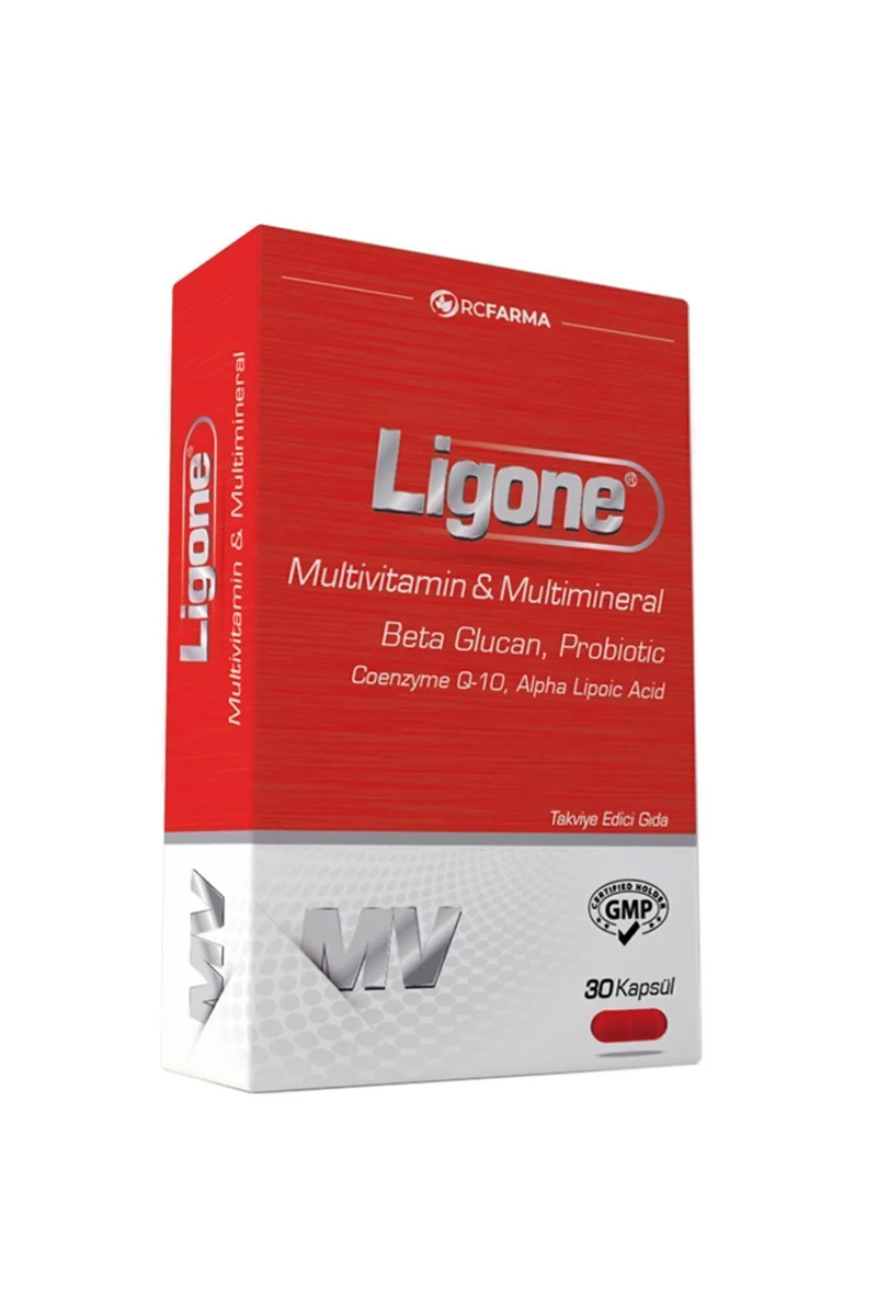 کپسول مولتی ویتامین پروبیوتیک Ligone - بسته 30 عددی