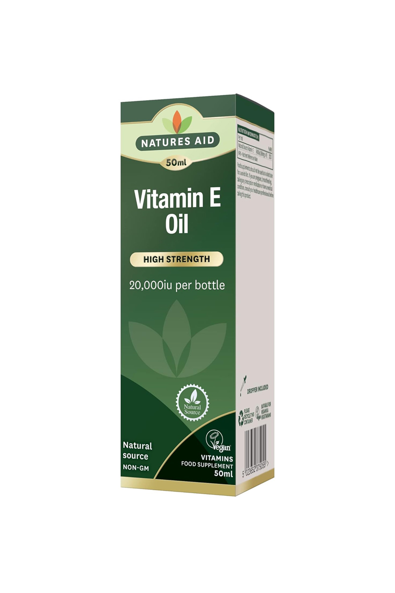 روغن ویتامین E برند Natures Aid - حجم ۵۰ میلی لیتر
