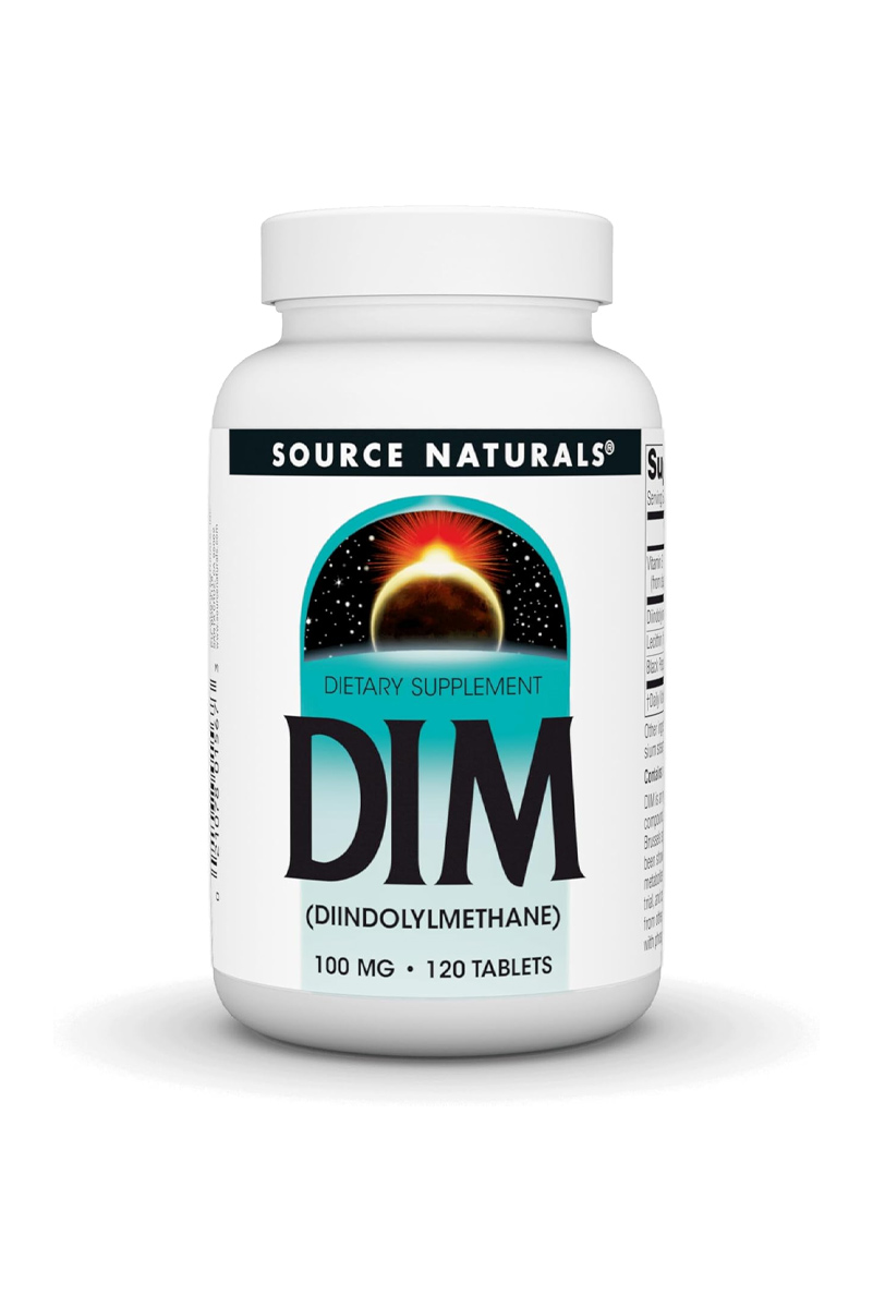 قرص DIM (دی ایندولیل متان) Source Naturals - بسته 120 عددی