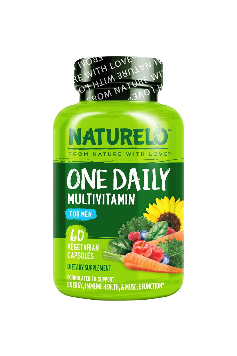 کپسول مولتی‌ ویتامین روزانه آقایان NATURELO - بسته 60 عددی