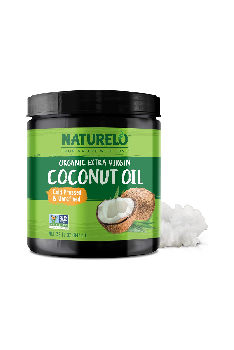 روغن نارگیل مناسب پخت‌ و پز و مراقبت از پوست و مو NATURELO - حجم 946 ml