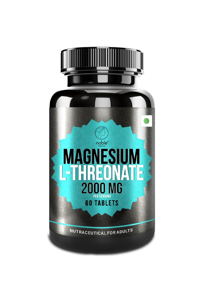 قرص منیزیم ال ترئونات Noble Nature - بسته 60 عددی