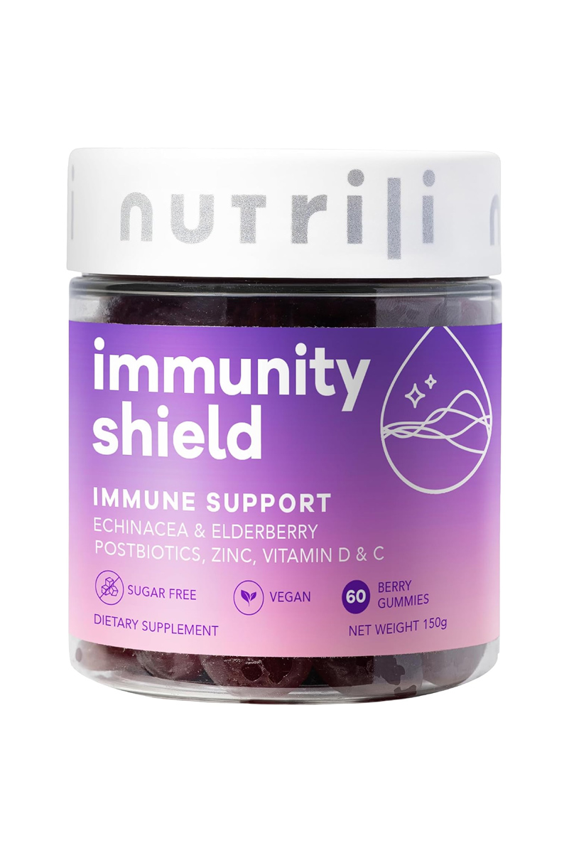 پاستیل Immunity Shield تقویت کننده سیستم ایمنی Nutrili - بسته 60 عددی
