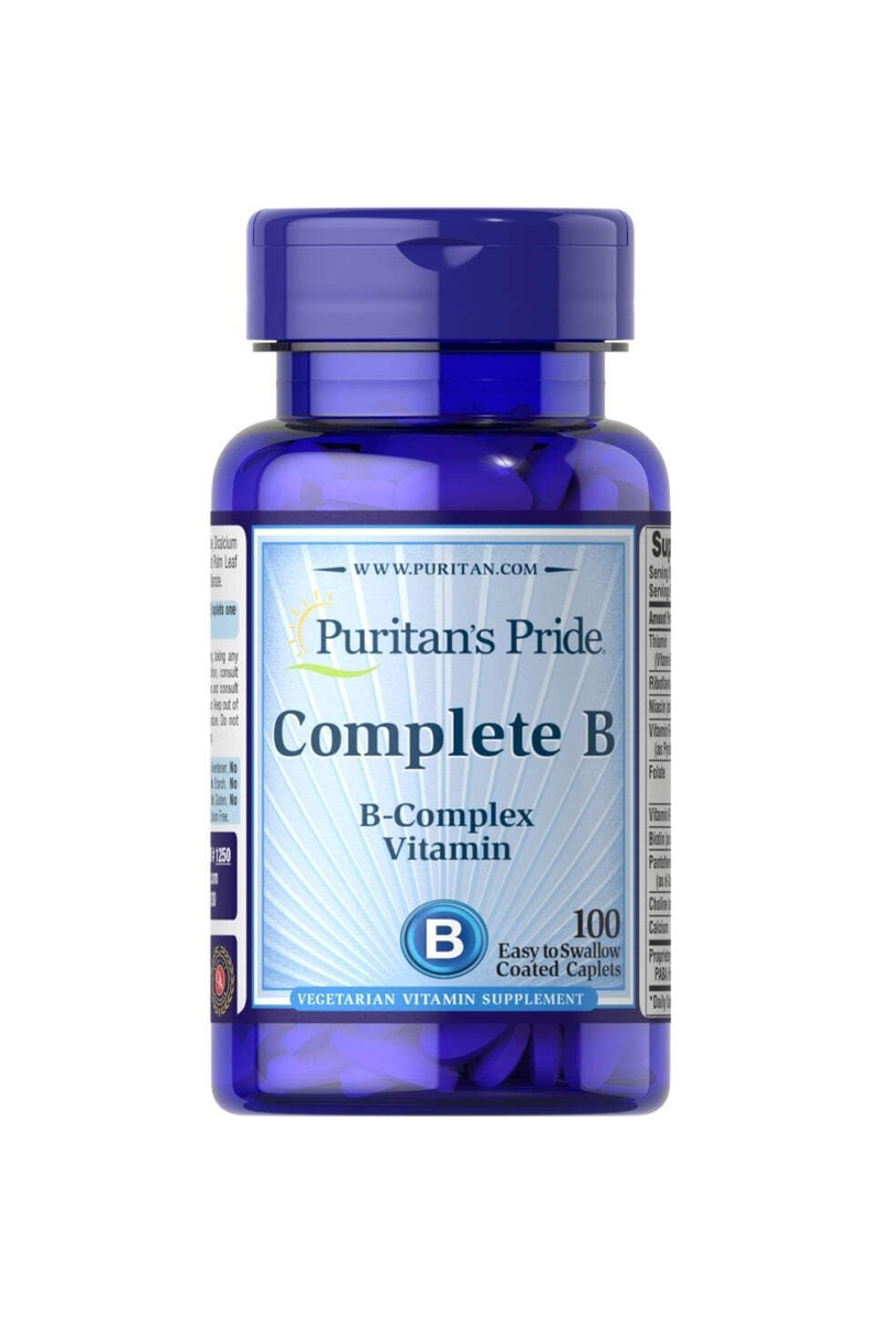 قرص ویتامین B کمپلکس Puritan's Pride - بسته ۱۰۰ عددی