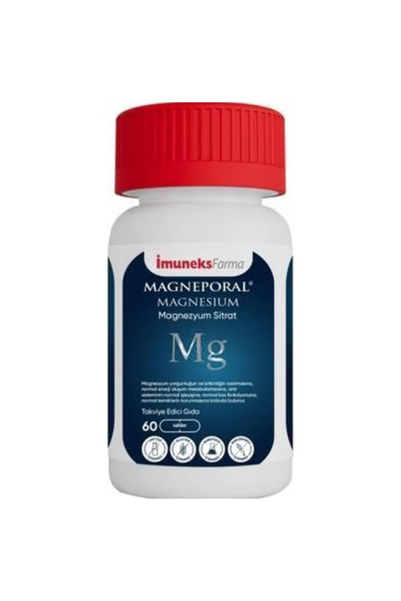قرص منیزیم سیترات Imuneks - بسته 60 عددی