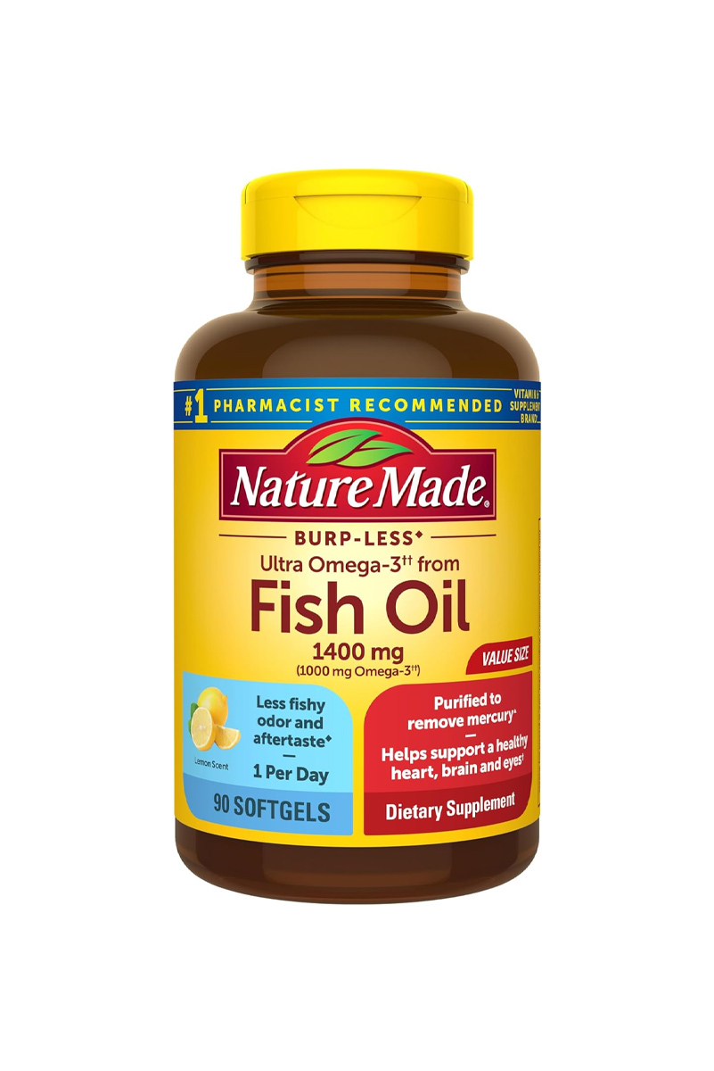 کپسول امگا3 مقدار 1400 میلی گرم Nature Made - بسته ۹۰ عددی