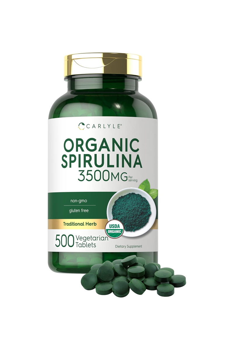قرص اسپیرولینا 35۰۰ میلی گرم Carlyle - بسته 500 عددی