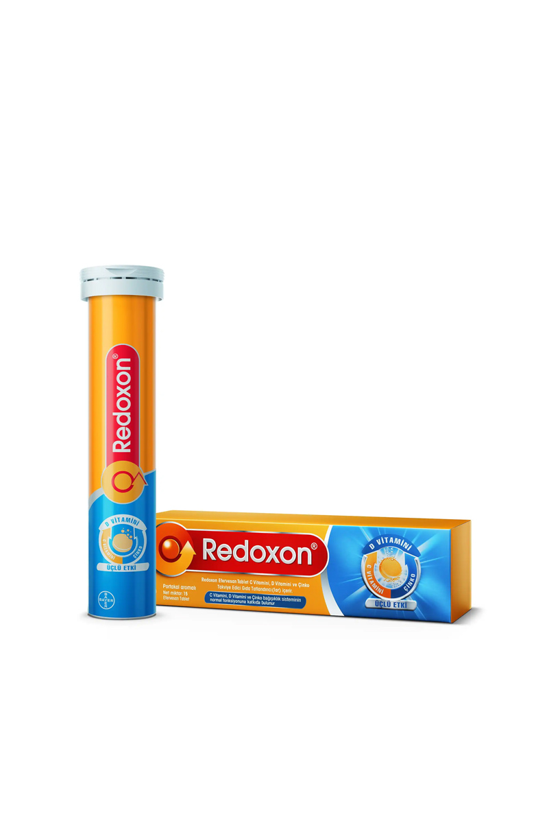 قرص جوشان تریپل افکت Redoxon - بسته 15 عددی