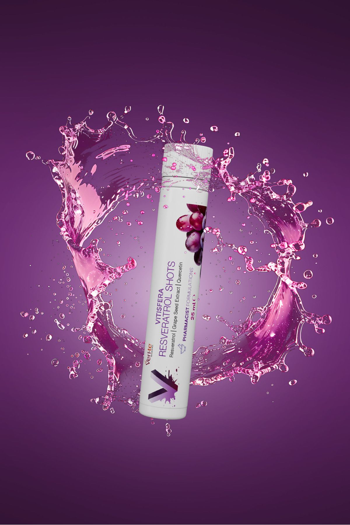 پک شربت رزوراترول Vitisfera - مقدار 20x25 ml