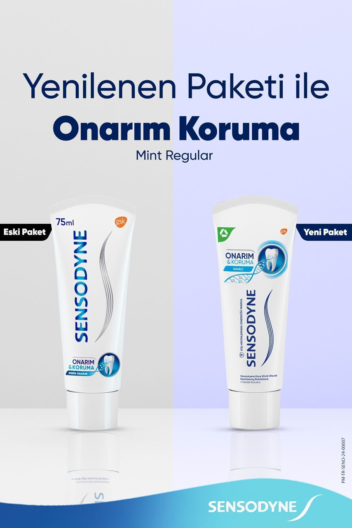 خمیر دندان ترمیم کننده سنسوداین - مقدار 75 ml