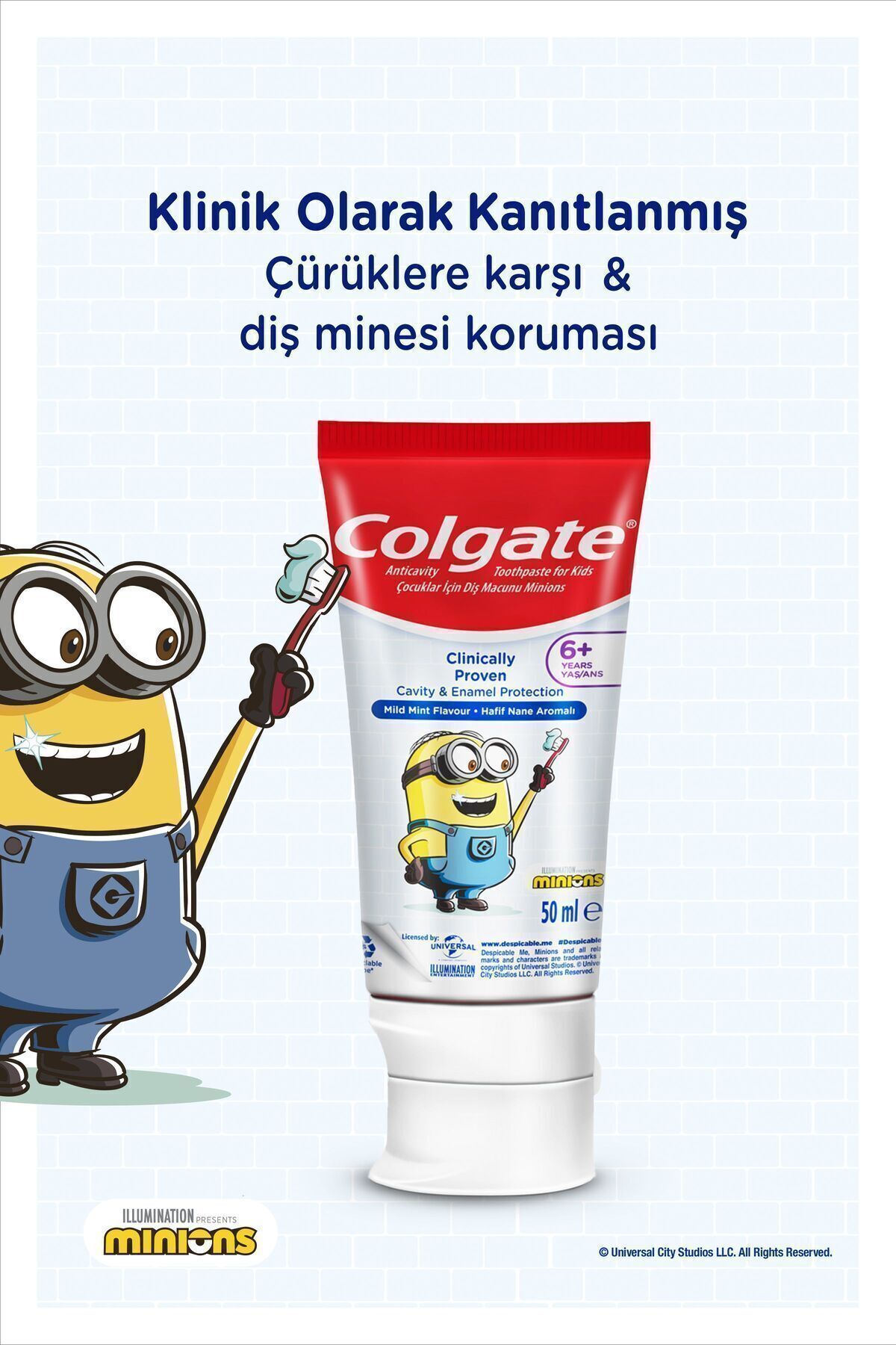 خمیر دندان ضد پوسیدگی کودک مینیون Colgate – مقدار 50 ml