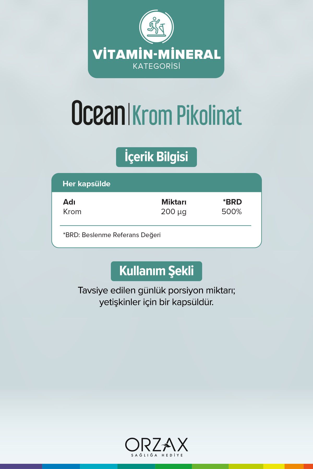 کپسول گیاهی کروم پیکولینات کنترل اشتها و انرژی Ocean - بسته 90 عددی