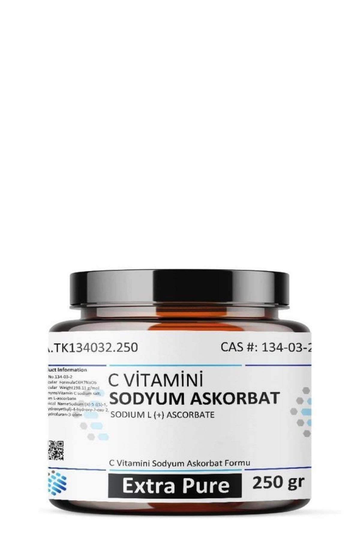 پودر سدیم آسکوربات حاوی ویتامین C برند Aromel حجم 259 gr
