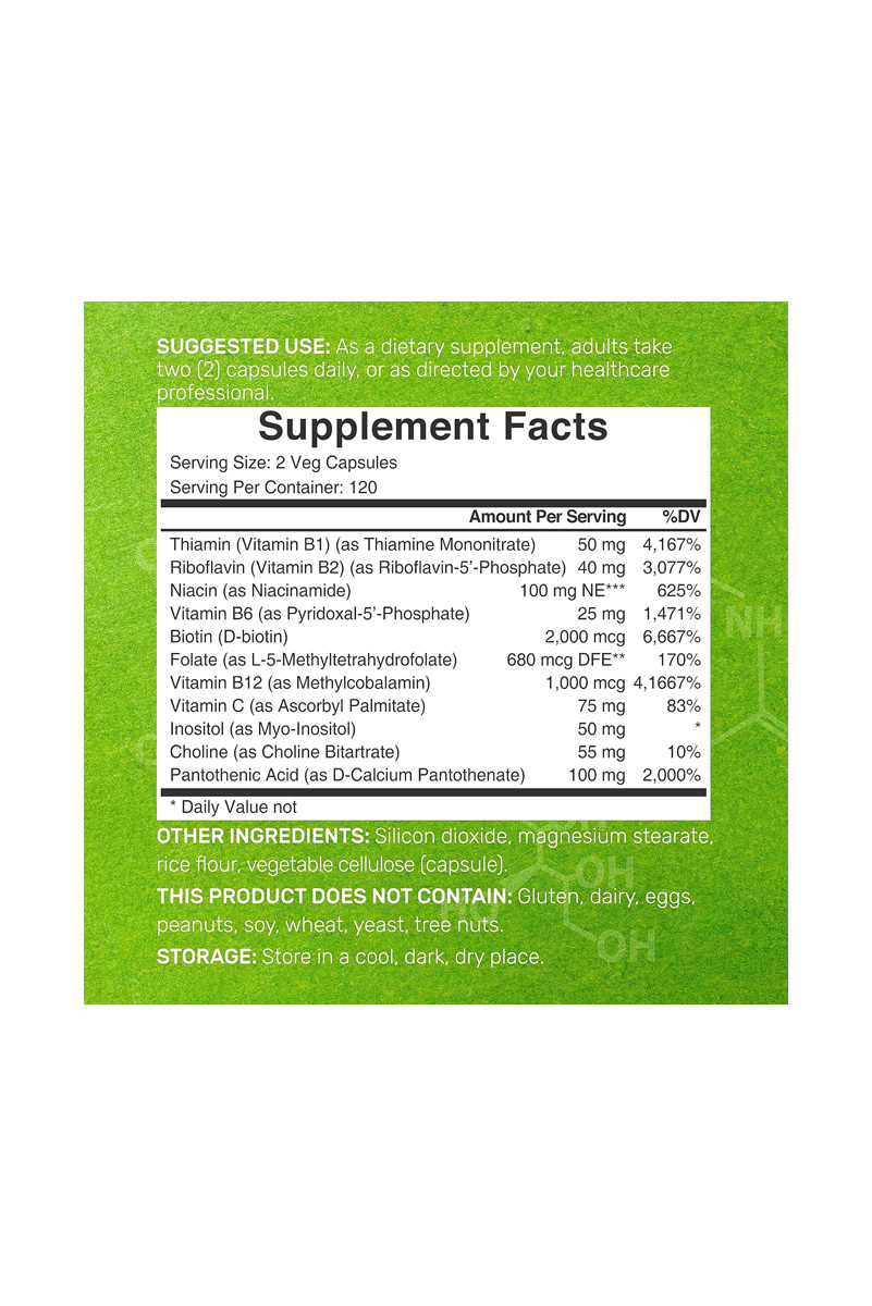 کپسول ویتامین B کمپلکس با جذب آسان DEAL SUPPLEMENT - بسته 240 عددی