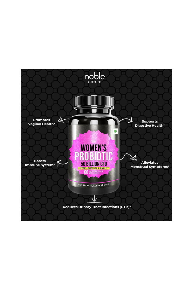 کپسول پروبیوتیک بانوان Noble Nature - بسته 60 عددی