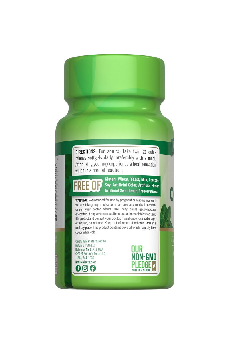 سافت ژل گیاهی پونه کوهی Nature's Truth - بسته 90 عددی