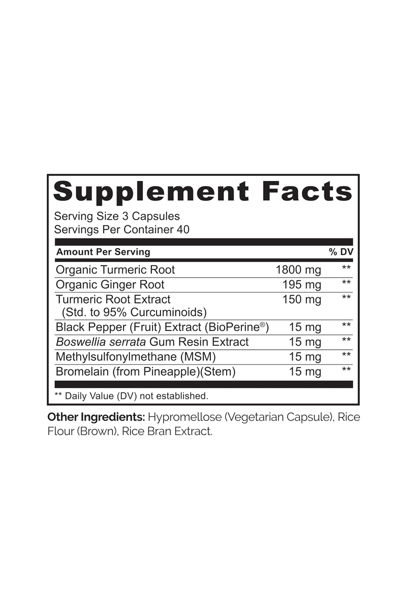 کپسول گیاهی زردچوبه ، کورکومین و زنجبیل NATURELO - پک ۲ عددی