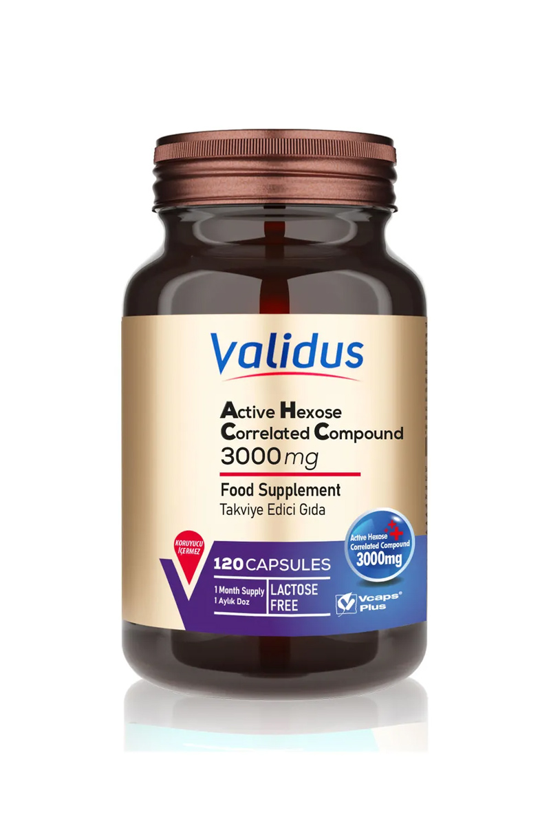 کپسول Ahcc برند Validus - بسته ۱۲۰ عددی