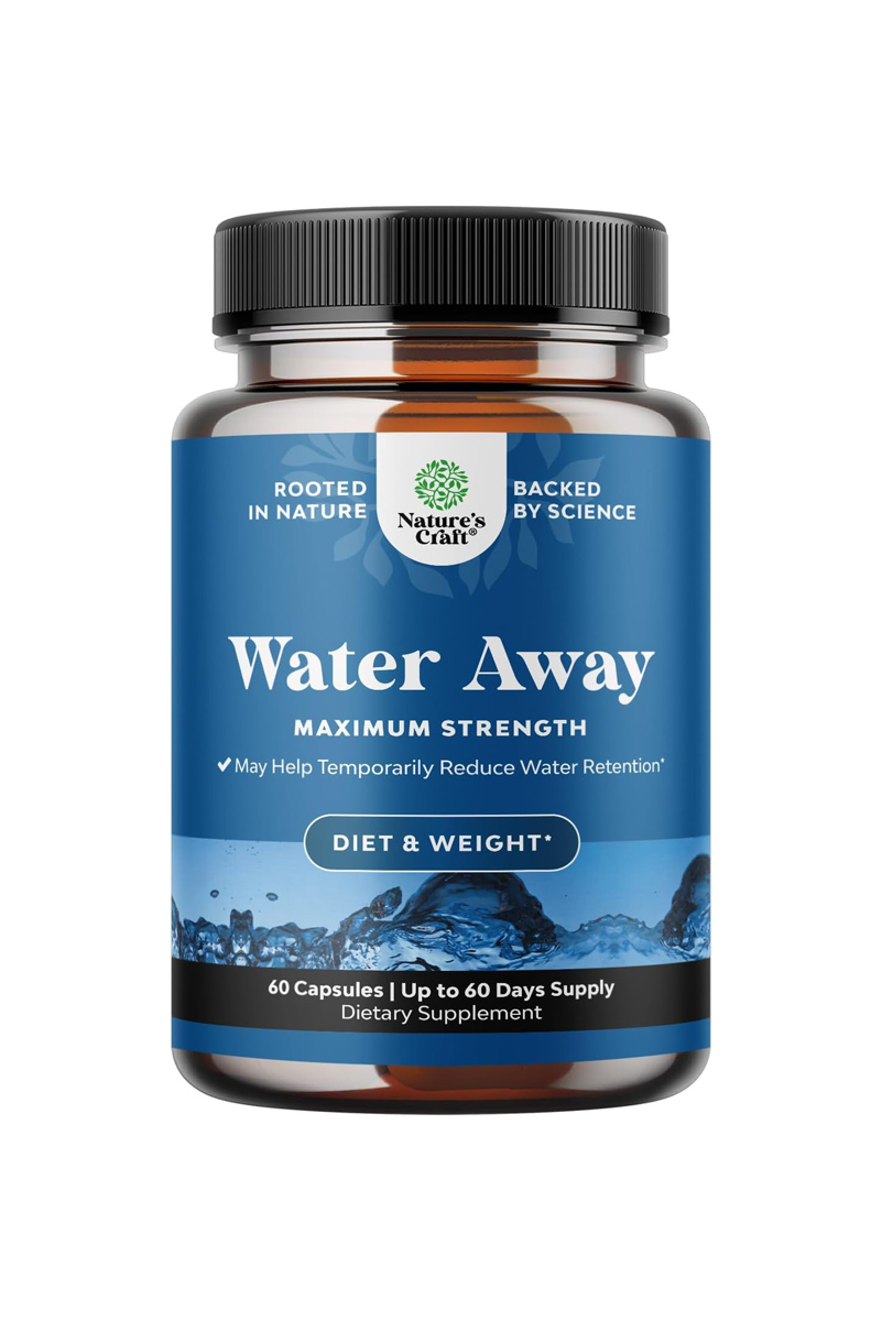 کپسول Water Away برند Nature's Craft - بسته ۶۰ عددی