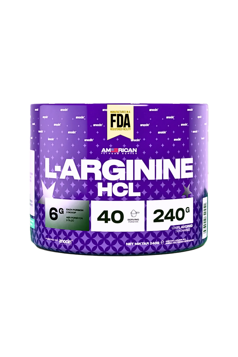 پودر آمینواسید و آرژنین خالص (تقویت انرژی و تمرکز ) anocin حجم 240 gr