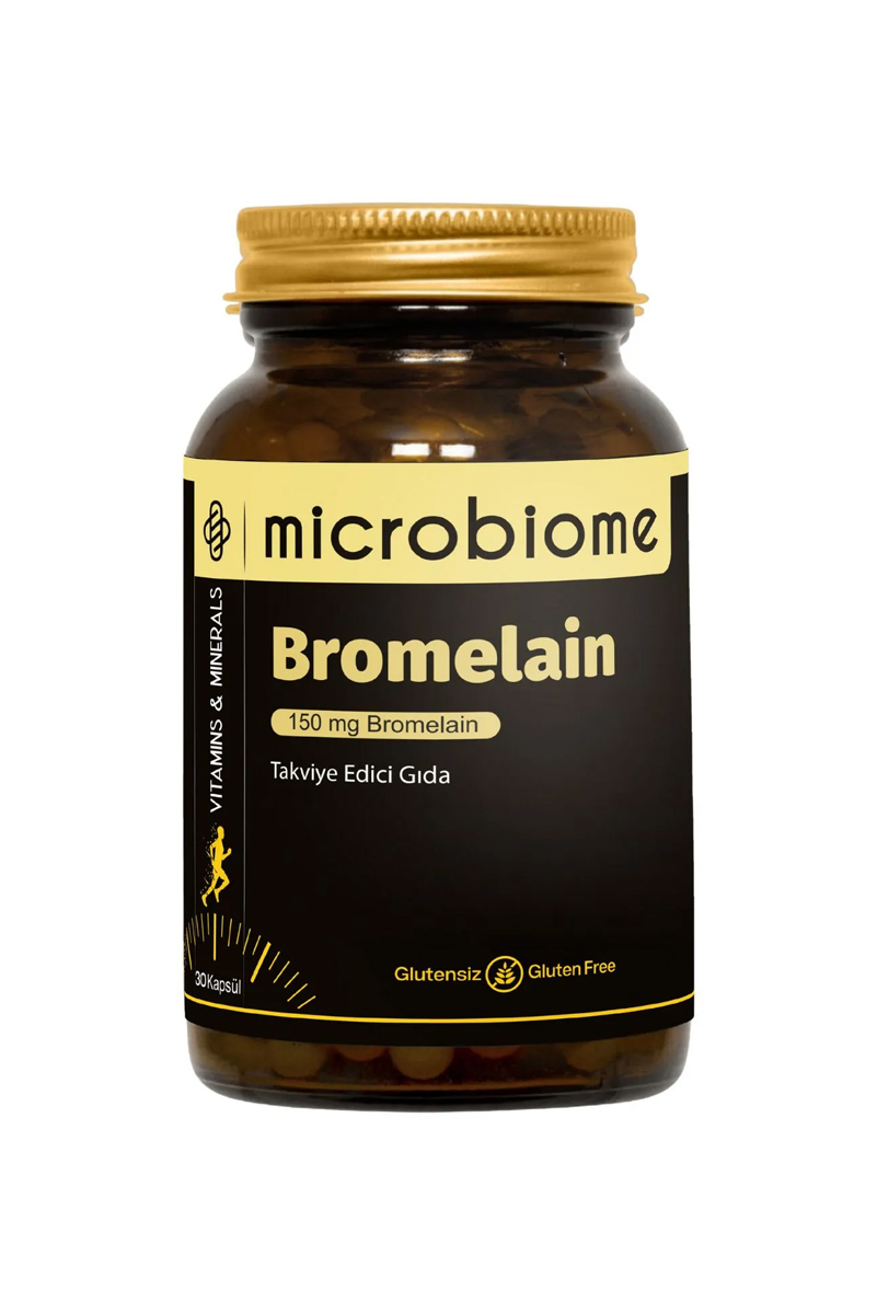 کپسول بروملین Microbiome - بسته ۳۰ عددی