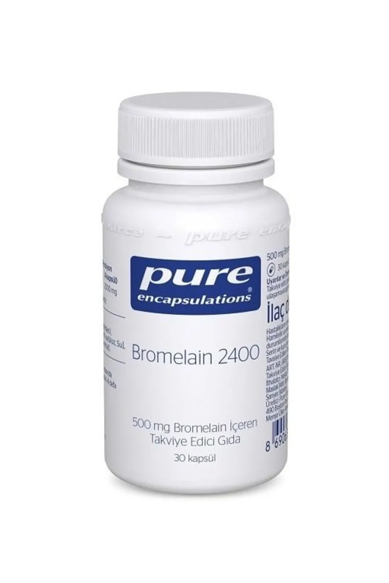 کپسول بروملین ۵۰۰ میلی گرم  Pure Encapsulations بسته ۶۰ عددی
