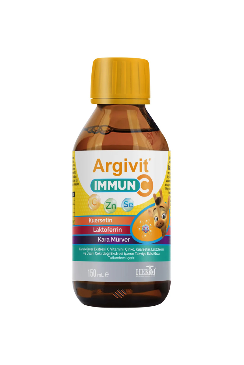 شربت تقویت سیستم ایمنی Argivit Immun C مناسب ۱۱ سال به بالا