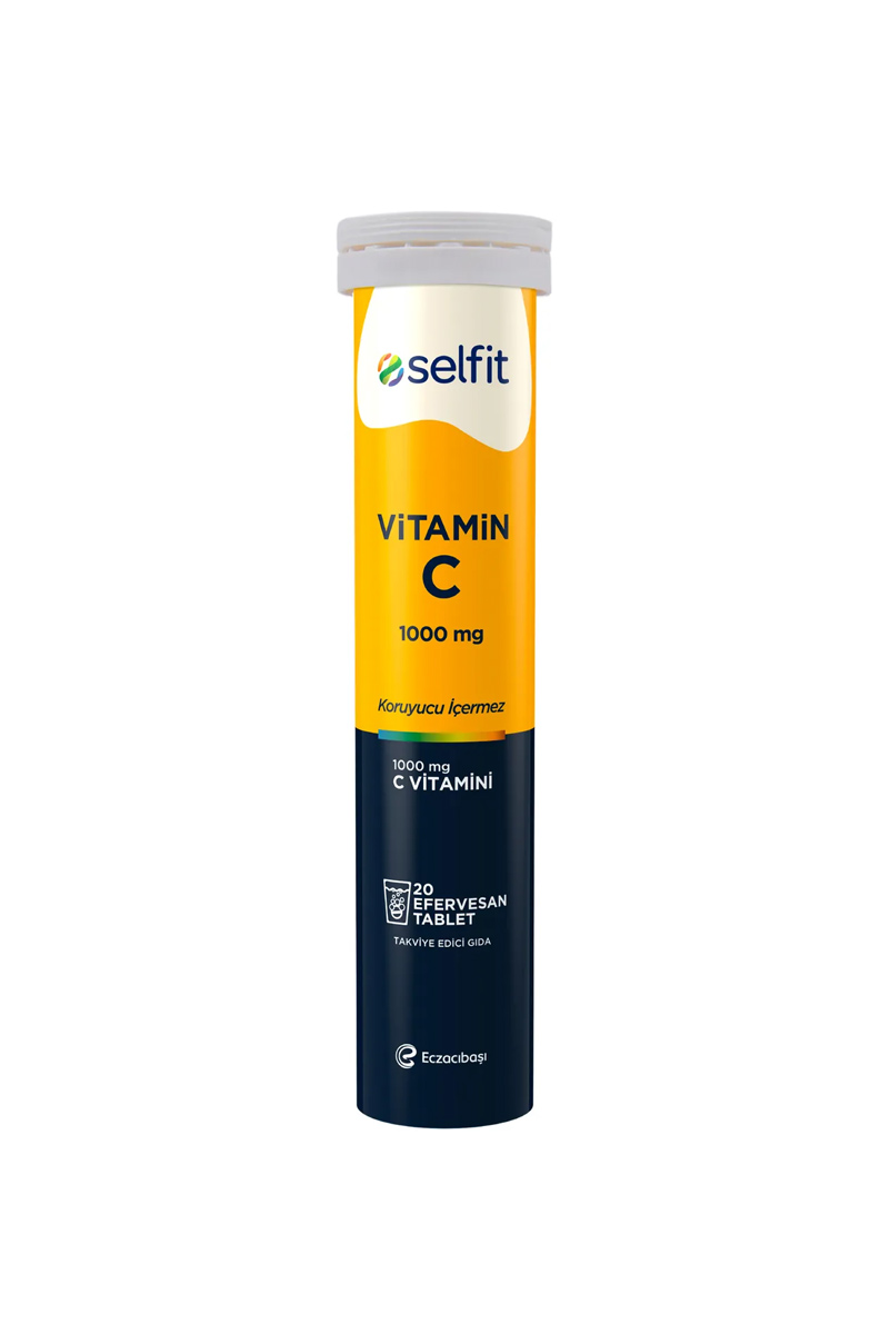قرص جوشان ویتامین C برند Selfit - بسته ۲۰ عددی