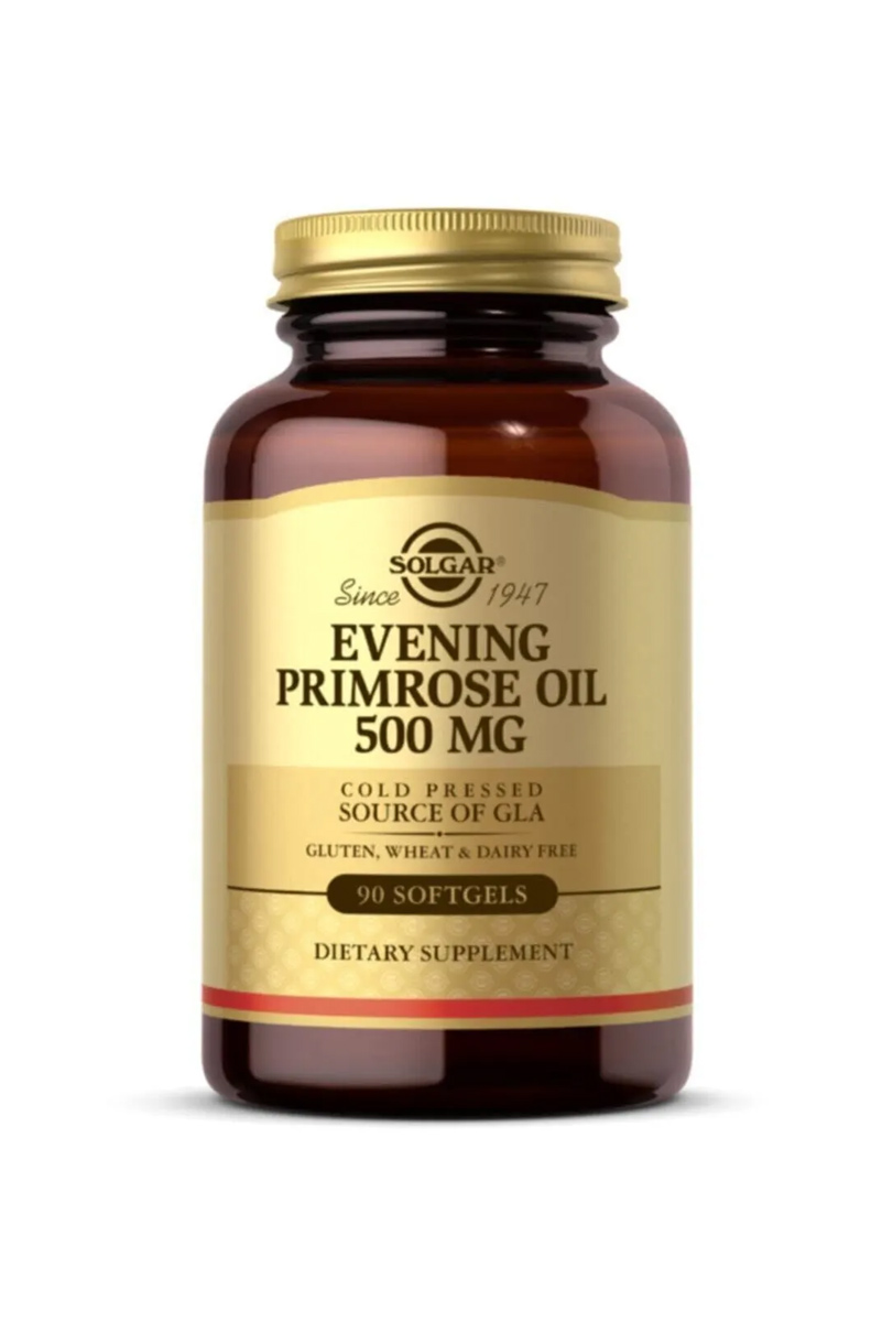 کپسول روغن گل مغربی ۵۰۰ میلی گرم Solgar – بسته ۹۰ عددی