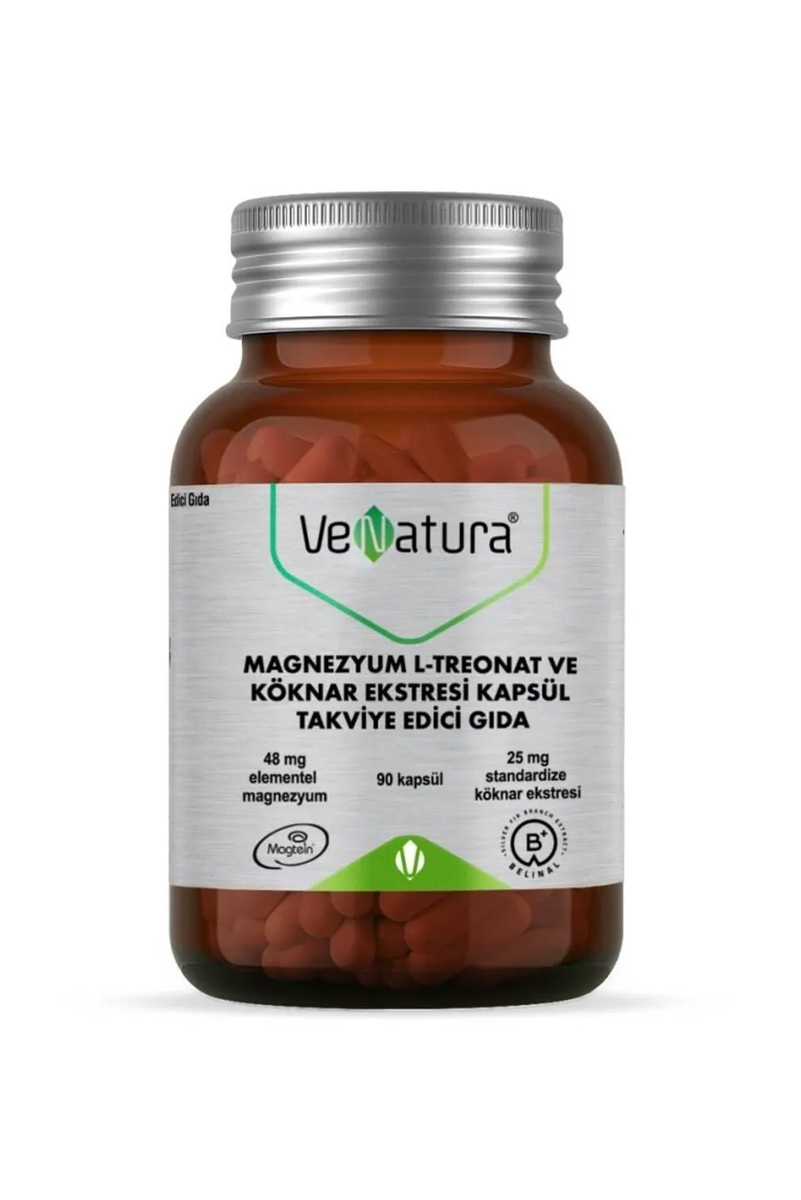 کپسول منیزیم ال ترئونات Venatura - بسته ۹۰ عددی