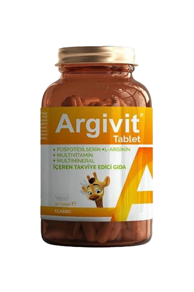 قرص مولتی ویتامین Argivit مدل Classic مناسب کودکان ۳ سال به بالا