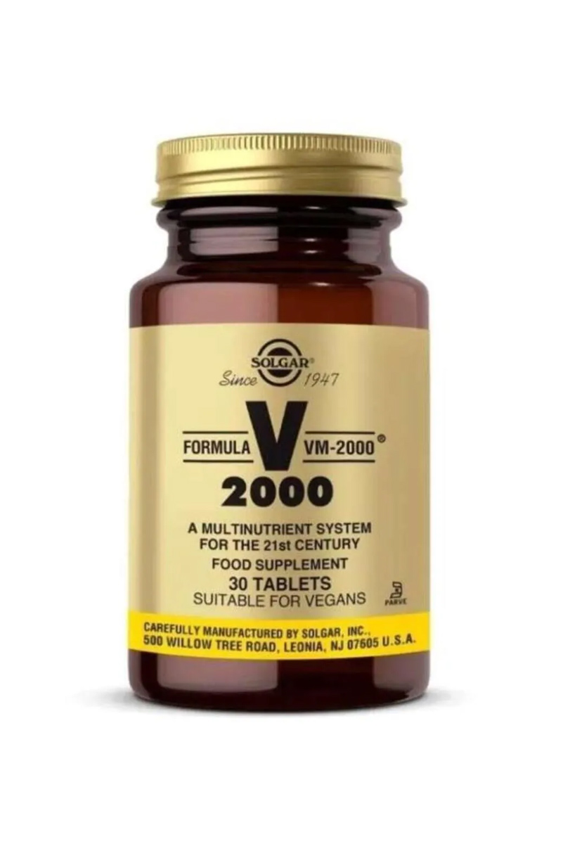 قرص مولتی ویتامین Vm-2000 سولگار - بسته ۳۰ عددی