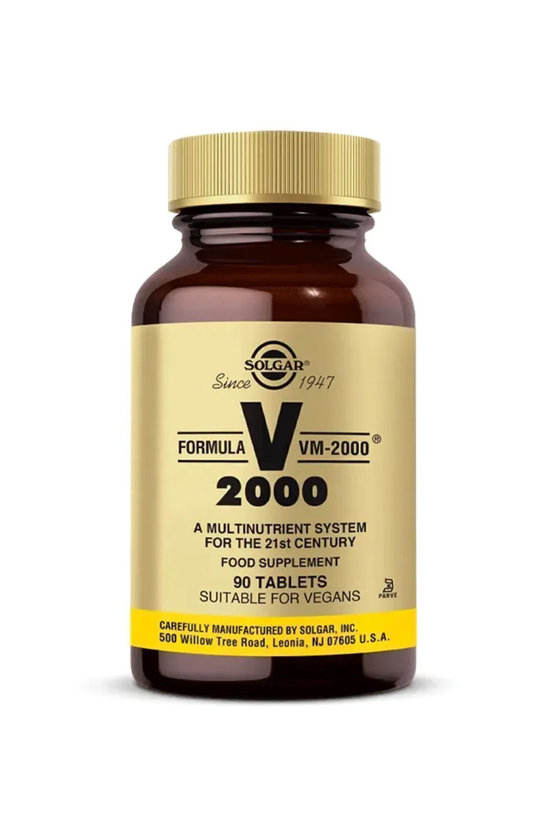 قرص مولتی ویتامین Vm-2000 سولگار - بسته ۹۰ عددی
