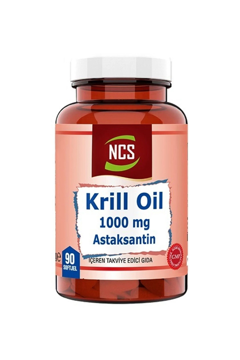 سافت ژل روغن کریل 1000 و آستاگزانتین 2 میلی گرم Ncs - بسته 90 عددی