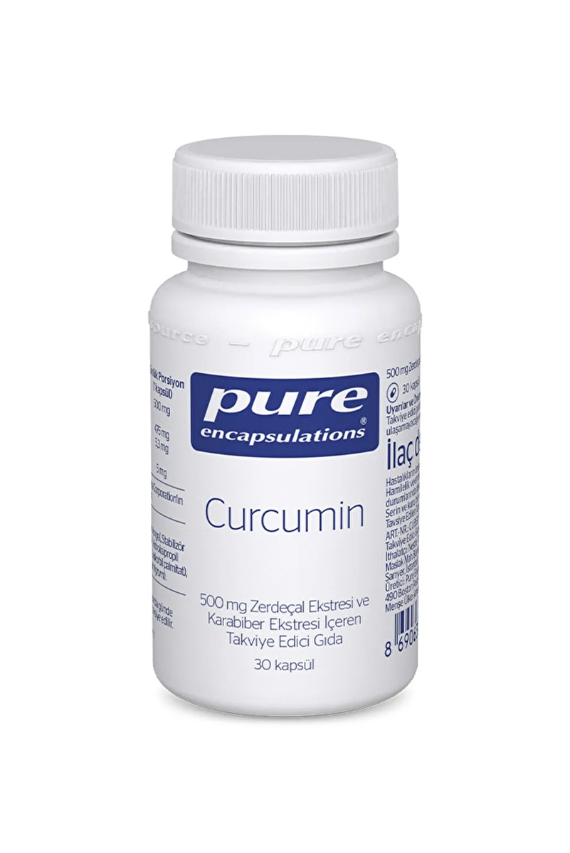 قرص کورکومین 500 میلی گرم Pure Encapsulations بسته ۳۰ عددی