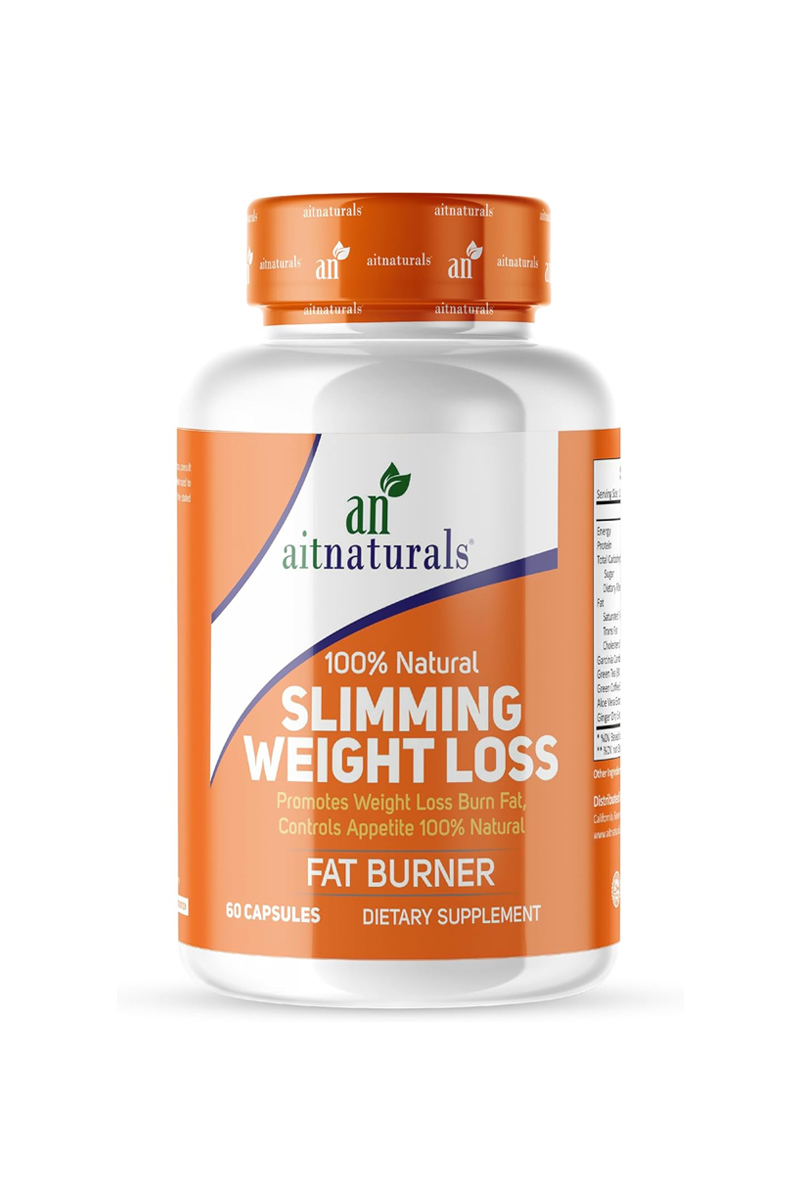 کپسول گیاهی لاغری Aitnaturals - بسته ۶۰ عددی